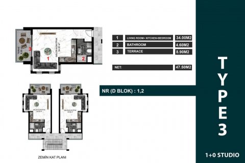 1+1 Lägenhet i Nr. 105353 - 30