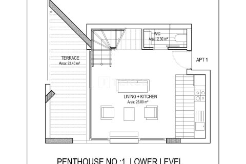 1+1 Lägenhet i Guzelyurt, Nr. 217246 - 23