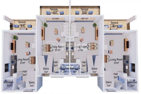 3+1 Villa  i Girne,  Nr. 107659 - 21