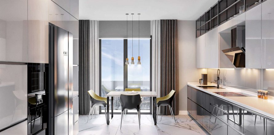 Квартира в Basakport Basaksehir 1+1, Башакшехир, Стамбул, Турция №92567