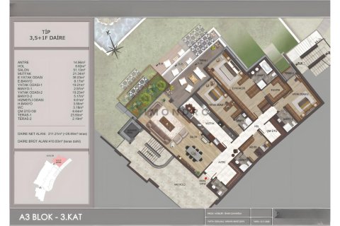 4+1 Lägenhet i Beykoz, istanbul, Turkiet Nr. 225215 - 22