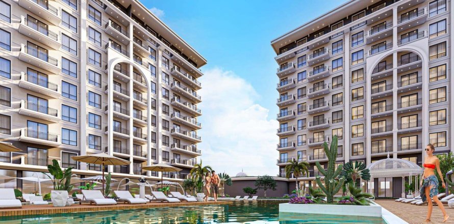 Квартира в Exodus Riverside Residence Demirtas 2+1, Демирташ, Аланья, Анталья, Турция №99906