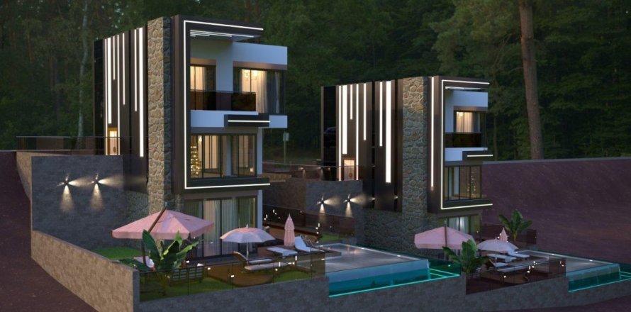 Villa i Kargicak, Alanya, Antalya, Tyrkia Nr. 94560