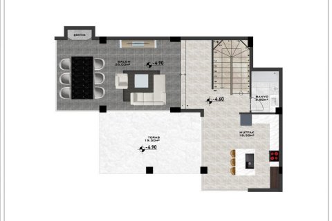 Villa i Kargicak, Alanya, Antalya, Tyrkia Nr. 94560 - 18