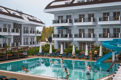 1+1 Lägenhet i Alanya, Antalya, Turkiet Nr. 223968