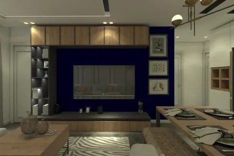 1+1 Lejlighed  i Alanya, Antalya, Tyrkiet Nr. 223970 - 2