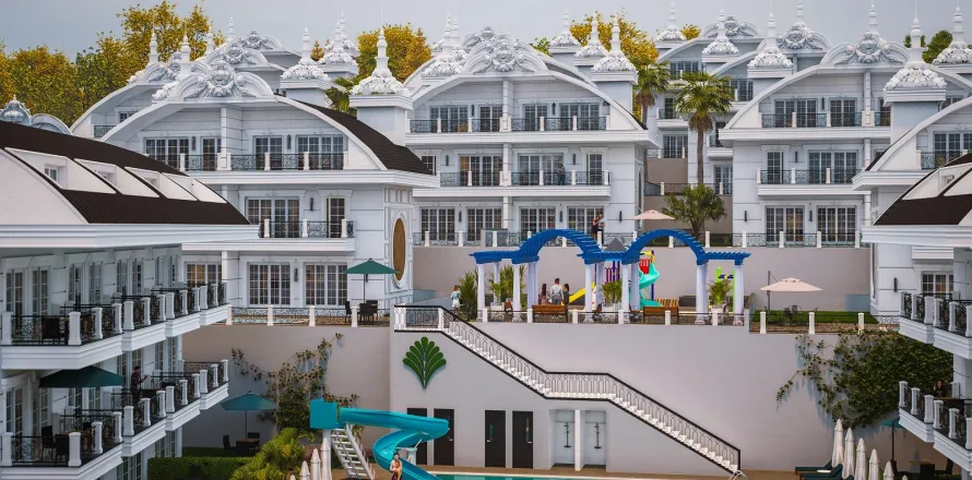 3+1 Lägenhet i Alanya, Antalya, Turkiet Nr. 223969