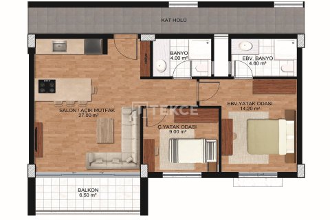 2+1 Lägenhet i Aksu, Antalya, Turkiet Nr. 226278 - 11