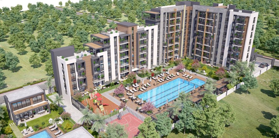 Квартира  1+1 в Аксу, Анталья, Турция №226277