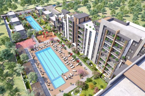 Продажа квартиры  в Аксу, Анталье, Турция 1+1, 51м2, №226277 – фото 4