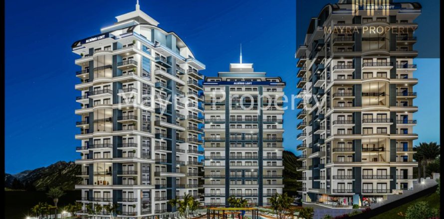 Daire   Alanya, Antalya, Türkiye №91501