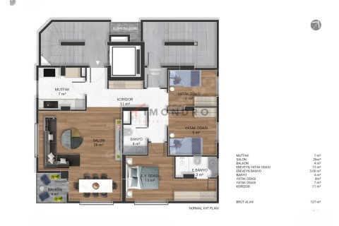 3+1 Lägenhet  i Kadikoy, Istanbul, istanbul, Turkiet Nr. 228395 - 8