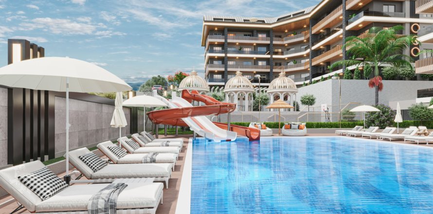 4+1 Lägenhet i Oba, Antalya, Turkiet Nr. 219333