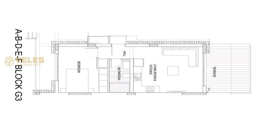 1+1 Lägenhet  i Tatlisu, Famagusta,  Nr. 226642