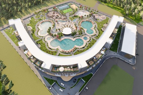 Квартира в Megapolis Residence 2+1, Алтынташ, Анталья, Турция №137512
