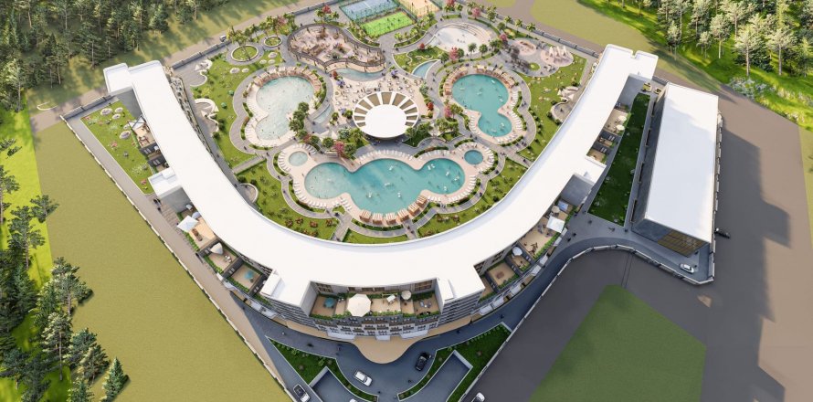 2+1 Lägenhet i Megapolis Residence, Altintash, Antalya, Turkiet Nr. 137512