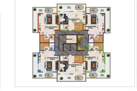 Penthouse for sale in Alanya, Antalya, Turkey, 96m2, No. 95204 – photo 14
