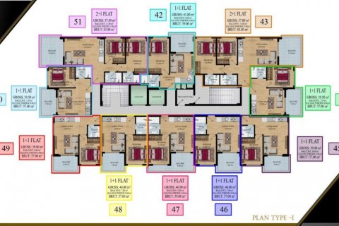 Wohnung  in Avsallar, Antalya, Türkei Nr. 95208 - 10