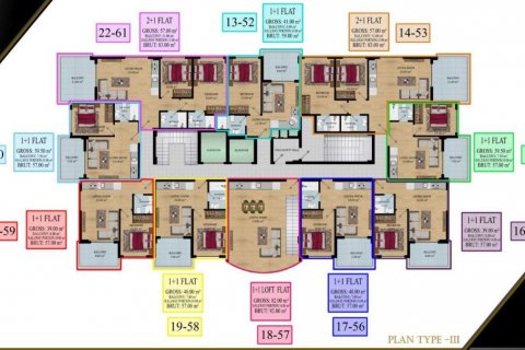 Wohnung  in Avsallar, Antalya, Türkei Nr. 95208 - 11