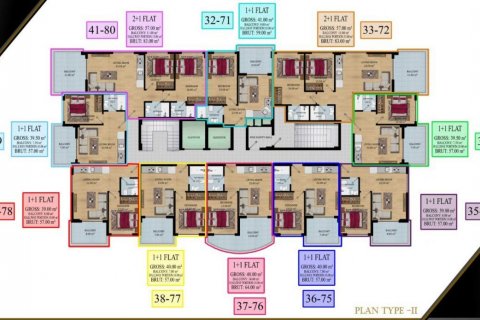 Wohnung  in Avsallar, Antalya, Türkei Nr. 95208 - 9