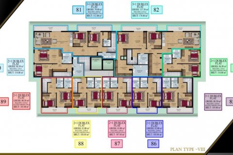 Wohnung  in Avsallar, Antalya, Türkei Nr. 95208 - 14
