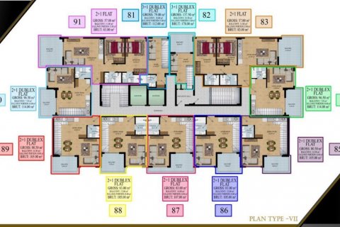 Wohnung  in Avsallar, Antalya, Türkei Nr. 95208 - 13
