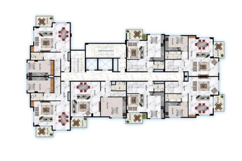 Продажа квартиры в Кестеле, Анталье, Турция 3 комн., 90м2, №95205 – фото 2