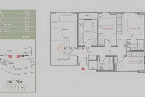Apartment for sale in Gaziosmanpasa, Istanbul, Turkey, 1 bedroom, 56m2, No. 216174 – photo 13