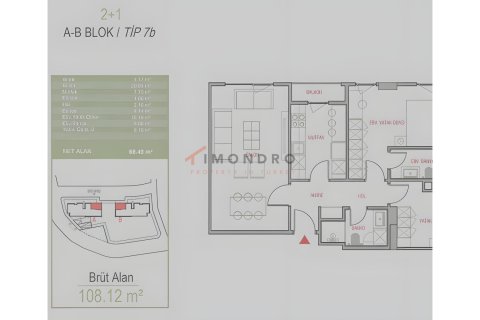 Apartment for sale in Gaziosmanpasa, Istanbul, Turkey, 1 bedroom, 56m2, No. 216174 – photo 11
