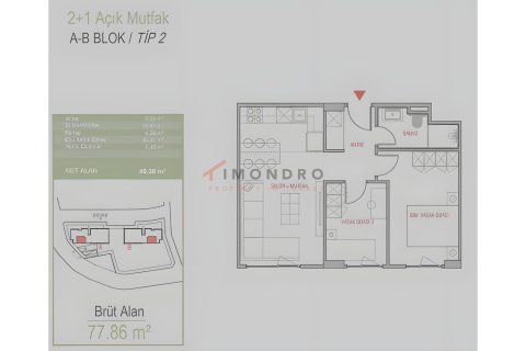 Apartment for sale in Gaziosmanpasa, Istanbul, Turkey, 1 bedroom, 56m2, No. 216174 – photo 12