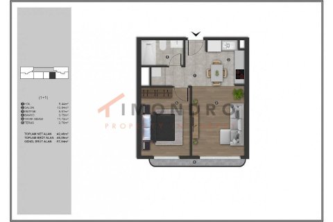 3+1 Lägenhet i Kâğıthane, Istanbul, istanbul, Turkiet Nr. 216172 - 16