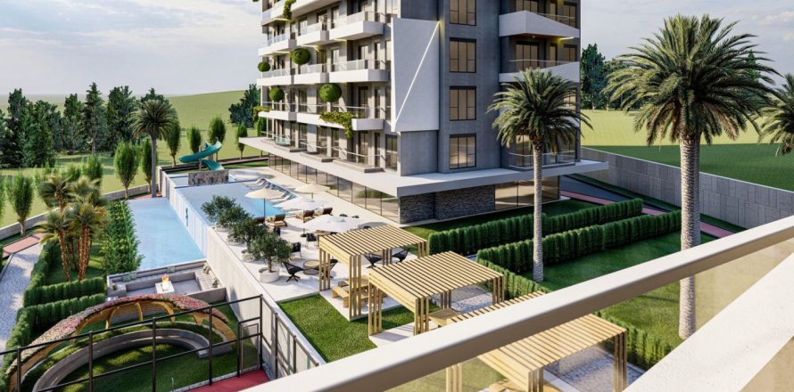 Квартира  1+1 в Махмутларе, Анталья, Турция №105863
