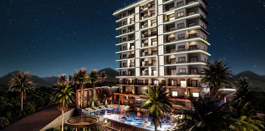 1+1 Lejlighed i Alanya, Antalya, Tyrkiet Nr. 105860