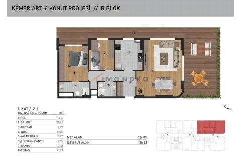 4+1 Lägenhet i Eyup, Istanbul, istanbul, Turkiet Nr. 221526 - 14
