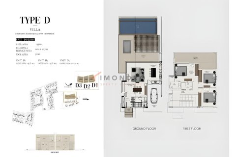 3+1 Villa i Catalkoy, Girne, Nr. 221529 - 14
