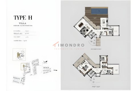3+1 Villa i Catalkoy, Girne, Nr. 221529 - 11