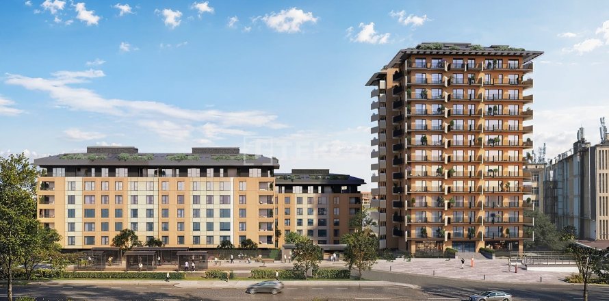 Квартира 4+1 в Стамбуле, Турция №232285