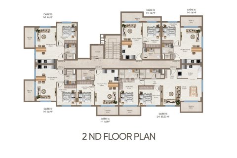 Продажа квартиры в Аланье, Анталье, Турция 2+1, 101м2, №238109 – фото 18