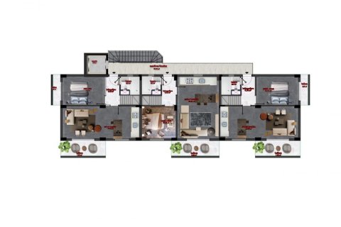 Villa   Alanya, Antalya, Türkiye №94587 - 12