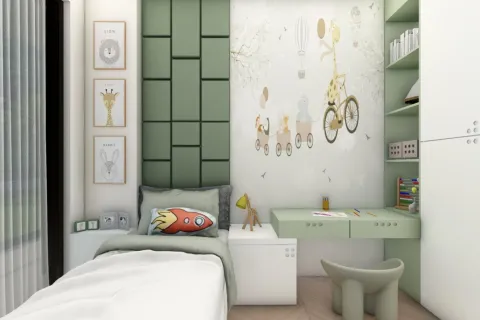 3+1 Leilighet  i Mugla, Tyrkia Nr. 223877 - 5