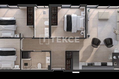 3+1 Leilighet i Bodrum, Mugla, Tyrkia Nr. 213596 - 25