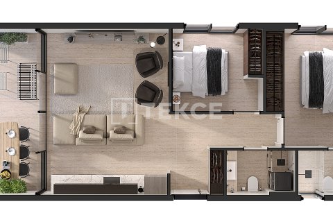 2+1 Leilighet i Bodrum, Mugla, Tyrkia Nr. 213595 - 24