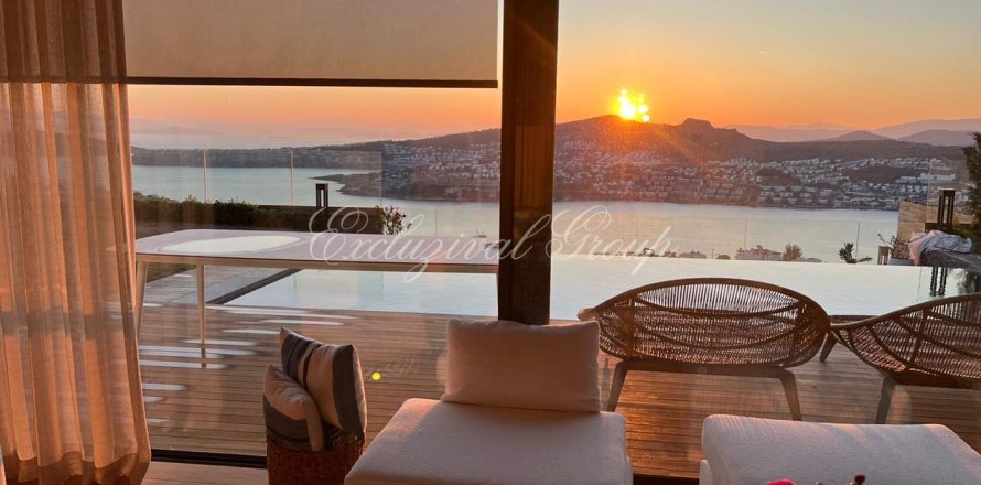 4+1 Villa i Bodrum, Mugla, Tyrkia Nr. 227469