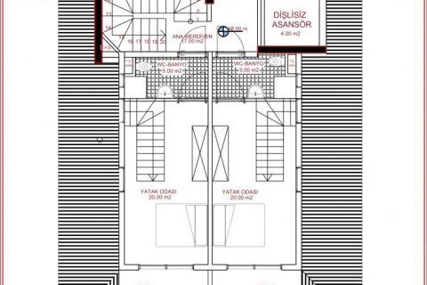 Продажа квартиры  в Кестеле, Анталье, Турция 2 комн., 41м2, №94805 – фото 15