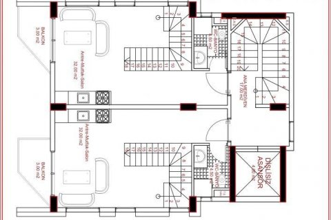 Продажа квартиры  в Кестеле, Анталье, Турция 2 комн., 41м2, №94805 – фото 14