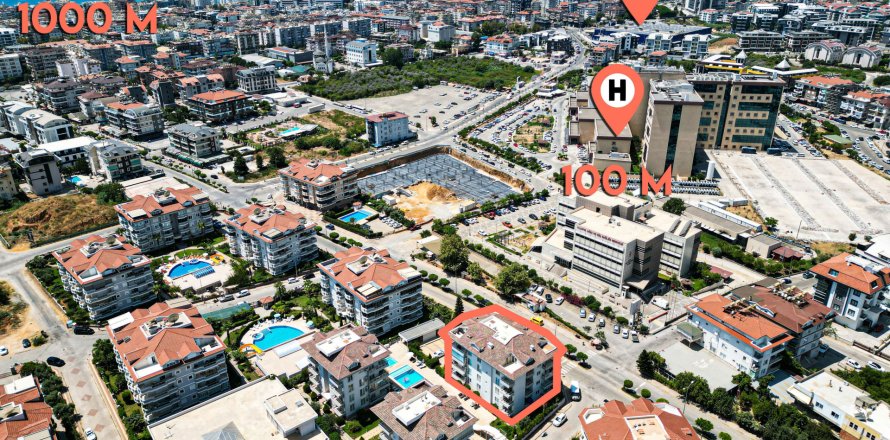 Daire  2+1  Oba, Antalya, Türkiye №217988