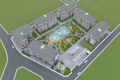 1+1 Lejlighed  i Alanya, Antalya, Tyrkiet Nr. 92324 - 2