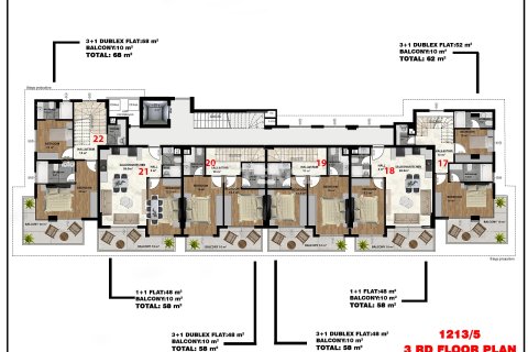 Penthouse for sale  in Alanya, Antalya, Turkey, 3 bedrooms, 137m2, No. 228844 – photo 24