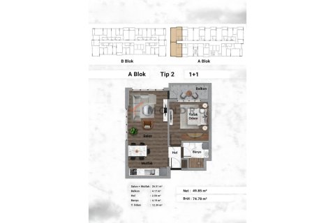 1+1 Leilighet i Bagcilar, Istanbul, Tyrkia Nr. 222400 - 25