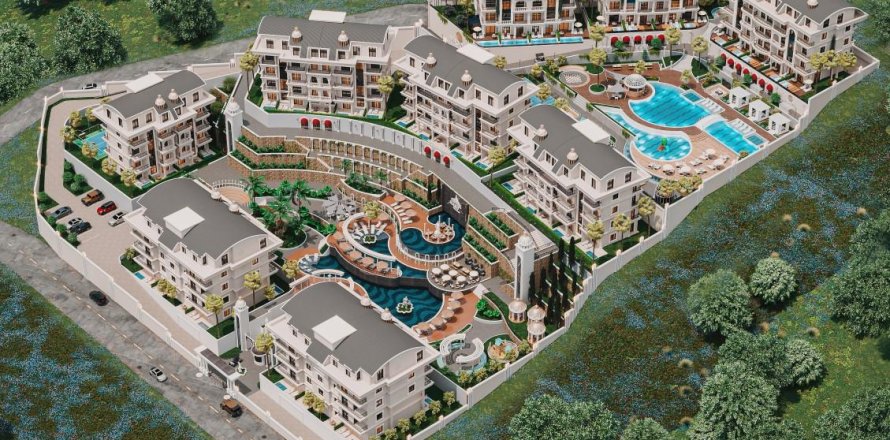 Lejlighed i Turkler, Alanya, Antalya, Tyrkiet Nr. 94885